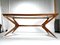 Vintage Italian Table in Wood and Brass by Turin School, 1950s, Image 7
