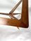 Vintage Italian Table in Wood and Brass by Turin School, 1950s, Image 5