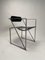 Model 601 Seconda Chairs in Metal attributed to Mario Botta, 1982, Set of 4 2