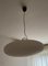 Italian Hanging Light in Opaline Glass and Brass by Gaetano Sciolari for Stilnovo, 1950s 4
