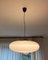 Italian Hanging Light in Opaline Glass and Brass by Gaetano Sciolari for Stilnovo, 1950s 3