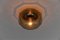 Octagonal Smoked Glass Flush Mount Light, 1960s, Image 5
