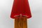 Large Italian Bamboo Resin Table Lamp by Riccardo Marzi, 1970s 5