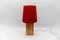 Large Italian Bamboo Resin Table Lamp by Riccardo Marzi, 1970s 3