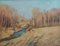 Louis Rheiner, Ruisseau de campagne, 1891, Öl auf Leinwand, Gerahmt 1