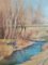 Louis Rheiner, Ruisseau de campagne, 1891, huile sur toile, encadrée 4