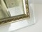 Large Vintage Nickel-Plated Picture Frames in Brass and Glass, 1950s, Set of 2 4