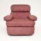 Vintage Lilac Suede Armchair, 1970s, Image 2