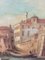 Vue de Venise, La Dogana, Huile sur Toile, 19ème Siècle, Encadrée 14