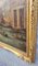 Ansicht von Venedig, La Dogana, Öl auf Leinwand, 19. Jh., gerahmt 8