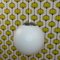 Lámpara colgante Bauhaus Lámpara de techo de vidrio blanco, Imagen 6