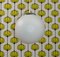 Lámpara colgante Bauhaus Lámpara de techo de vidrio blanco, Imagen 7