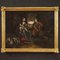 Artiste Italien, Fuite En Egypte, 1680, Huile Sur Toile, Encadrée 1