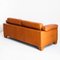 Divano a tre posti modello Ds-17/123 in pelle color cognac di de Sede, Svizzera, Immagine 3