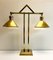 Art Deco Brass Twin Desk Lamp, 1940s, Image 10
