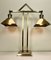Art Deco Brass Twin Desk Lamp, 1940s, Image 18