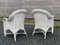 White Rattan Armchairs, 1950s, Set of 2, Image 8