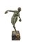Art Deco Figurine of Dancing Woman with Cymbals by Fayral for Verrier, 1920s, Image 1