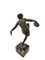 Art Deco Figurine of Dancing Woman with Cymbals by Fayral for Verrier, 1920s 3