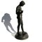 Artista italiano, Gran Tour Escultura de Narciso según modelo de Pompeya, Bronce, Imagen 2