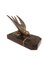 Art Deco French Bookends with Two Sparrows in Spelter on Marble, 1930s, Set of 2 4
