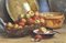 Cécile Bougourd, Natura morta con mele rosse e coltello, Olio su tela, Fine XIX secolo, Con cornice, Immagine 3