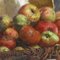 Cécile Bougourd, Still Life with Red Apples and Knife, Oil on Canvas, Late 19th Century, Framed 6