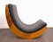 Leather and Teak Relaxer Rocking Chair by Verner Panton for Rosenthal, 1970s, Image 8