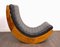 Rocking Chair Relaxer en Cuir et en Teck par Verner Panton pour Rosenthal, 1970s 8