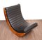 Leather and Teak Relaxer Rocking Chair by Verner Panton for Rosenthal, 1970s 4