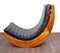 Rocking Chair Relaxer en Cuir et en Teck par Verner Panton pour Rosenthal, 1970s 7