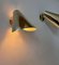 Vintage Adjustable Wall Lamp in Brass, 1970 3