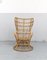 Conte Biancamano Stuhl aus Rattan von Gio Ponti, 1950er 7