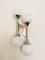 Chromed Metal and Blown Metal Wall Light, Italy, 1970s, Image 11