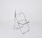 Italian Clear Acrylic Chrome Frame Plia Chairs by Giancarlo Piretti for Castelli, 1990s, Set of 8 11
