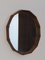 Italian Mirror in Walnut Wood Design from Dino Cavalli, 1960s 2
