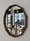 Italian Mirror in Walnut Wood Design from Dino Cavalli, 1960s 3