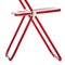 Red and Clear Acrylic Glass Plia Folding Chairs by Piretti for Castelli, Italy, 1970s, Set of 4 16