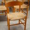 J39 Dining Chairs in Beech by Børge Mogensen for FDB, 1950s, Set of 6 8