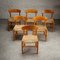 J39 Dining Chairs in Beech by Børge Mogensen for FDB, 1950s, Set of 6 2