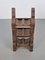 Vintage Japandi Oak Brutalist Wine Rack, 1950s, Image 7