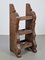 Vintage Japandi Oak Brutalist Wine Rack, 1950s 1