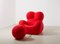 Big Mama Lounge Chair with Ottoman by Gaetano Pesce for B&B Italia, 2000s, Set of 2 3