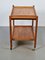 Vintage Bar Cart in Pine Wood Trolley from Erik Gustafsson, Sweden, 1960s 6