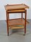 Vintage Bar Cart in Pine Wood Trolley from Erik Gustafsson, Sweden, 1960s 5