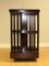 Edwardian Brown Inlaid Revolving Bookcase Table 2