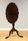 Chippendale Tilt Top Tea Table with Pie Crust Edge in Brown, Image 8