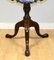 Chippendale Tilt Top Tea Table with Pie Crust Edge in Brown 14