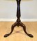 Chippendale Tilt Top Tea Table with Pie Crust Edge in Brown 15