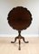 Chippendale Tilt Top Tea Table with Pie Crust Edge in Brown 6